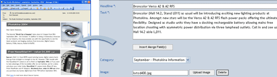 The Content Manager does the HTML programming for you