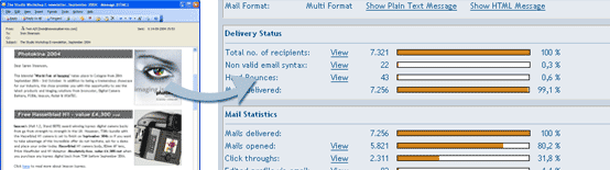 Tracking information from a campaign